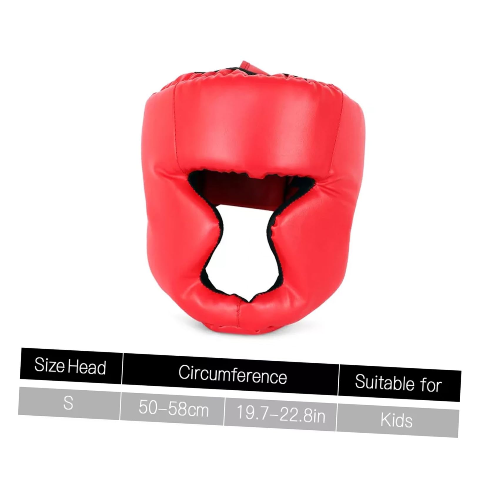 SUPVOX Boxing Protective Equipment Kids Training Headgear Sparring Gear Hook-and-Loop Closure Size s