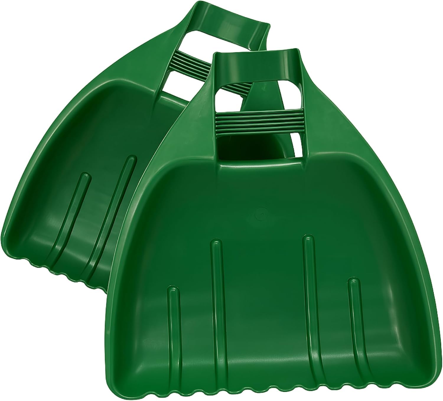 Optimal Products Set Of 2 Leaf Grabber Leaf and Grass Removal Handheld Collector Grabs Gathers Leaves Garden Cleaning Waste Rubbish Litter Scoop Grabbers Pair Lightweight Leaf Picker Up Tool