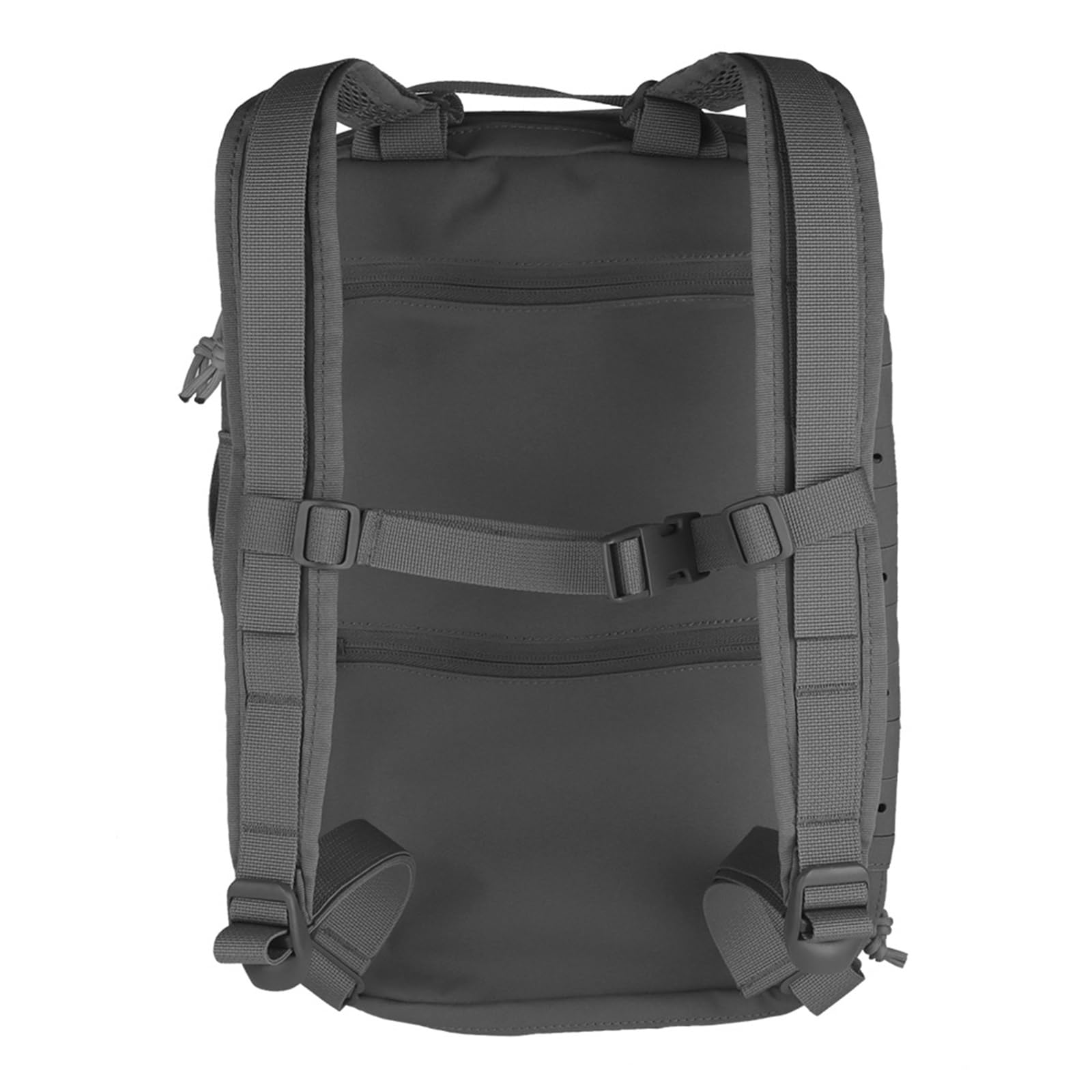 Zaino Medico Tattico Modulare da 11 Litri, Zaino da Combattimento per Softair, Zaino di Emergenza per Viaggi, Escursioni e Caccia(Gray)