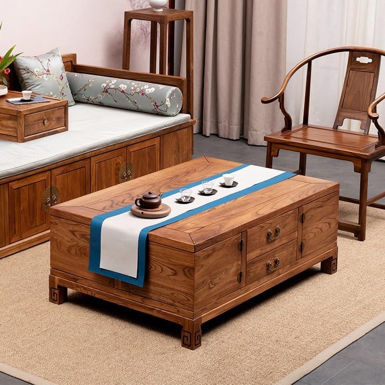 LUZZILE Mesa Para Centro De Sala 中国風 小さい ティー