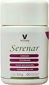 1 Pote Serenar Suplemento para Menopausa Verbesen 60 Cápsulas – Alívio de Sintomas da Menopausa, Bem-Estar Feminino, Vitaminas e Minerais Naturais