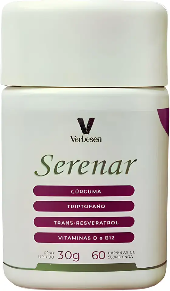 Serenar Suplemento Alimentar Verbesen 60 Cápsulas – Vitaminas e Minerais para Mulheres 40+ e na Menopausa