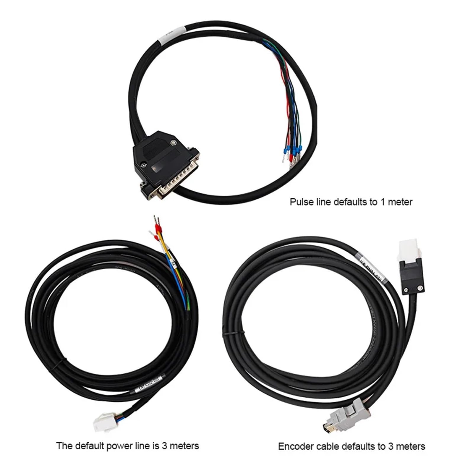 Conjunto de arranque servo de 1000 W y 220 V, 80-1000 W, alta velocidad, alto par, alimentación de cable Motor Drivers