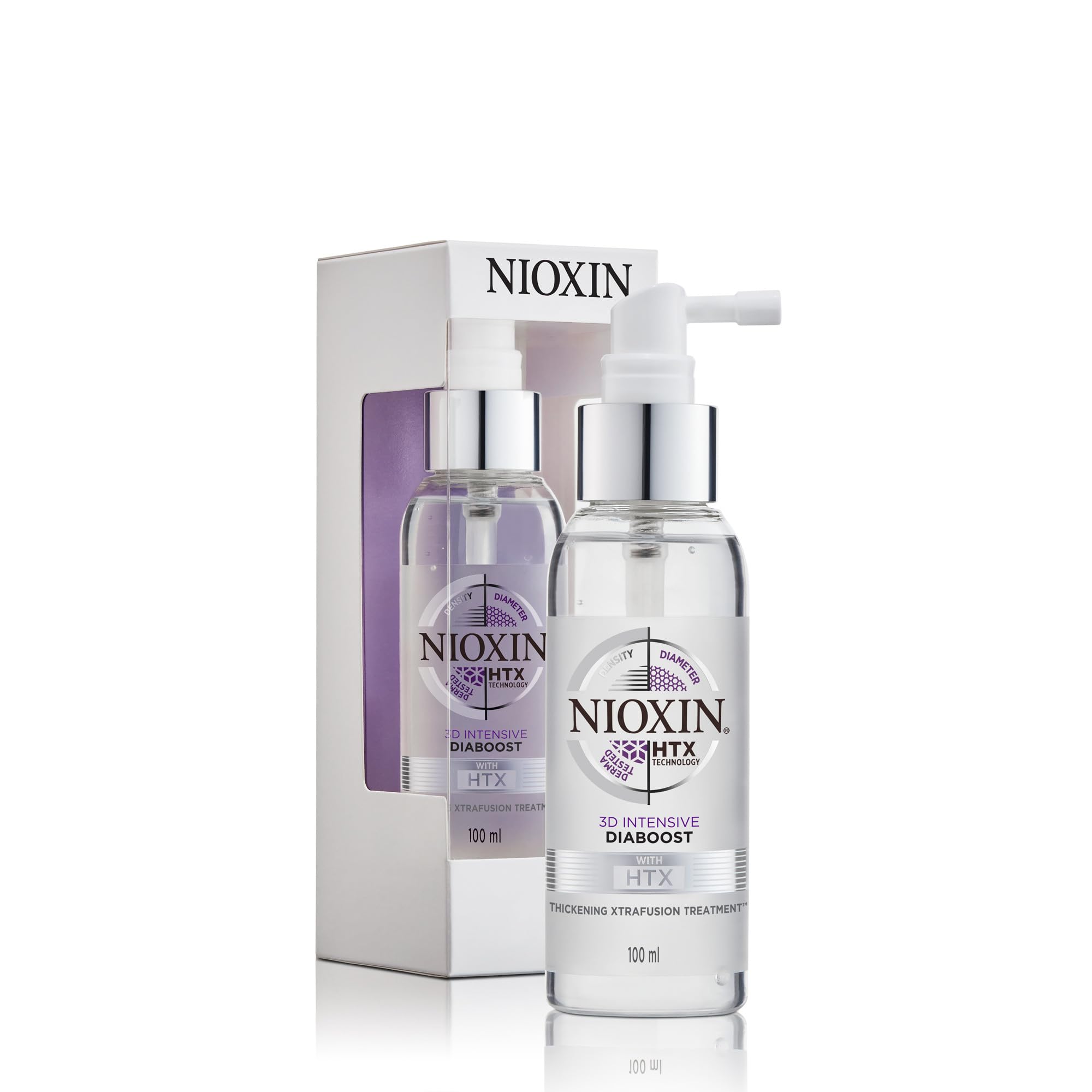NIOXIN 3D Intensive Diaboost (100 ml) – Leave-in Haarpflege mit Koffein, Niacinamid und Panthenol – für verbessertes Haarwachstum* – Kopfhaut Serum für dichter und voller aussehendes Haar