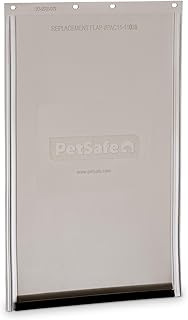 PetSafe Classic Replacement Flap - Maintains Weather Seal - Soft Tinted Vinyl Flap with Magnetic Closure - Compatible with Wall Entry & Patio Panel Pet Doors - Easy to Install - Medium