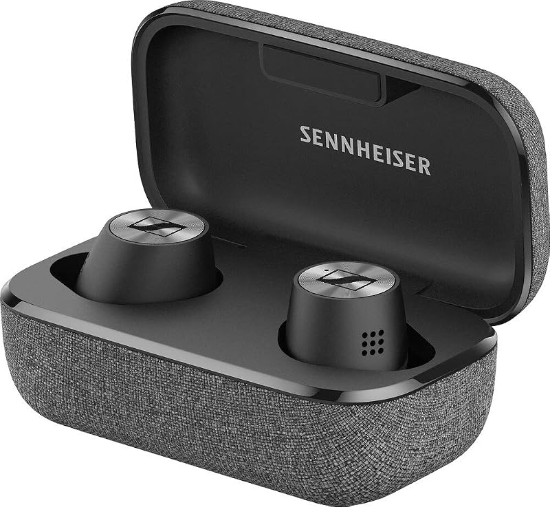 Consumer Audio Momentum True Wireless 2 - Bluetooth in-Ear Buds with Active Noise Cancellation, Smart Pause, Customizable Touch Control and 28-Hour Battery Life - Black (M3IETW2 Black)