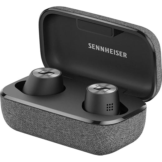 SENNHEISER Momentum True Wireless 2 - Bluetooth in-Ear Buds with Active Noise Cancellation, Smart Pause, Customizable Touch Control and 28-Hour Battery Life - Black (M3IETW2 Black)