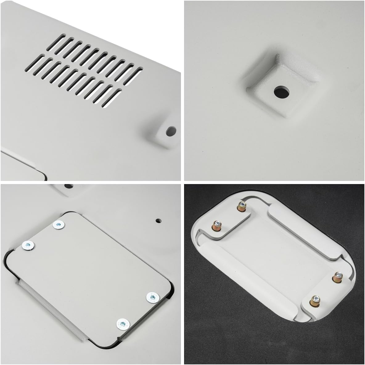 Dermon 8mm Front Skid Plate w/Sound Insulation Cotton for 2016-2023 Toyota Tacoma Limited SR SR5 TRD Off-Road TRD Pro TRD Sport Trail Special Edition Replacement for PTR60-35190 PTR60-35160