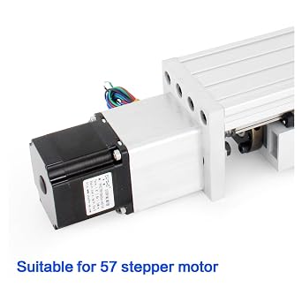 ZBX80 CNC Linear Stage Motion Actuator X Y Z Axis Slide Rail Cross Sliding Table Guide 1605 Ballscrew(Travel 300mm)
