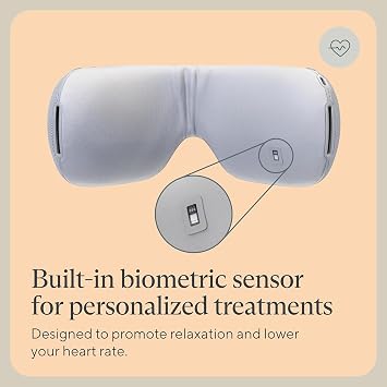 TheraGun Therabody SmartGoggles (1st Generation) Heated Eye Mask, Blackout Sleep Mask & Temple Massage for Personalized Relaxation, Headache Relief