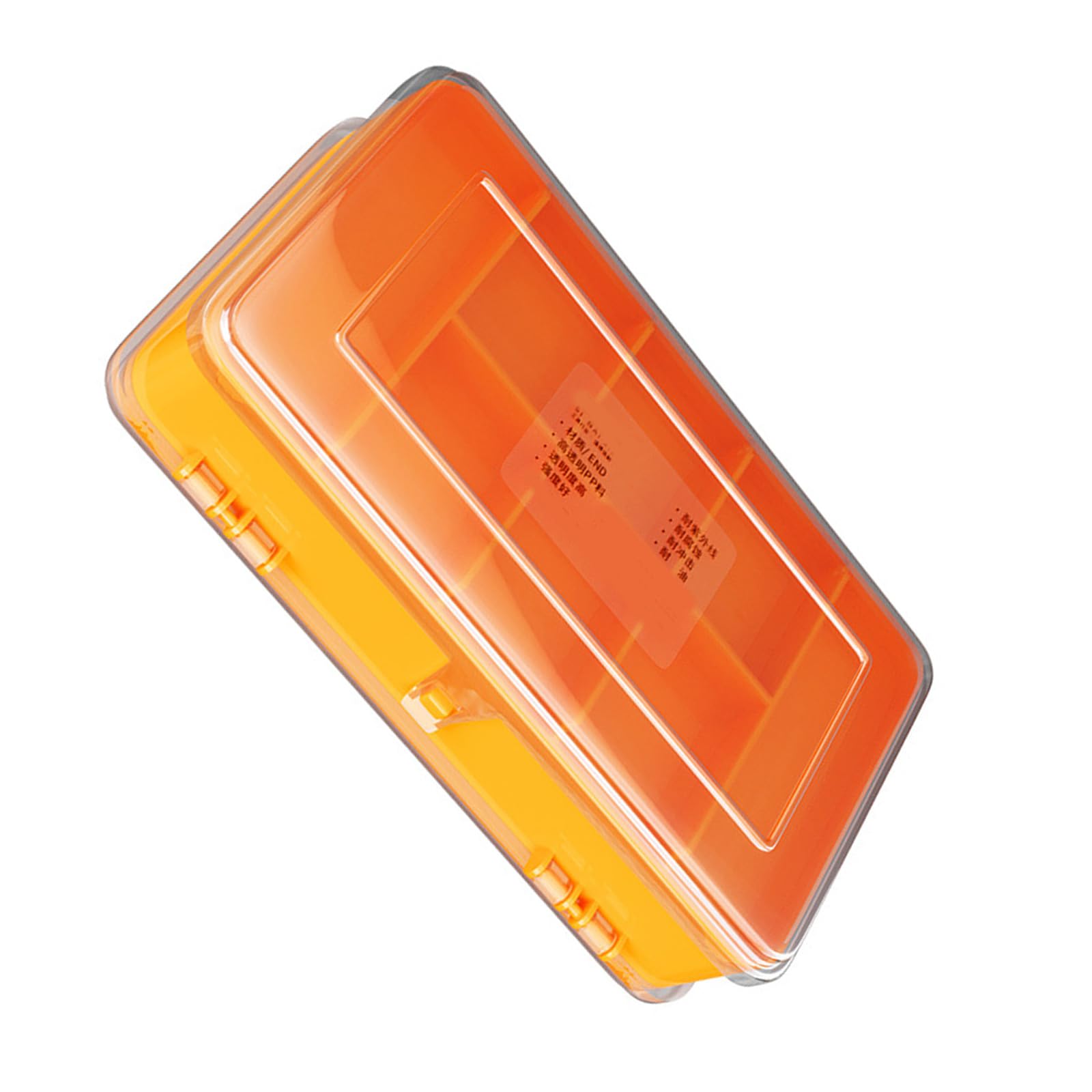 alloneslife Lightweight Double Sided Organizers Box Storage Solution for Enthusiasts Repair Professionals Neat Tidy Organization Transparent Organizers
