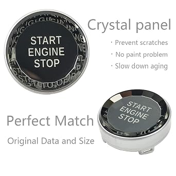 Lanyun Crystal Style Engine Start Stop Switch Ignition Button E Chassis