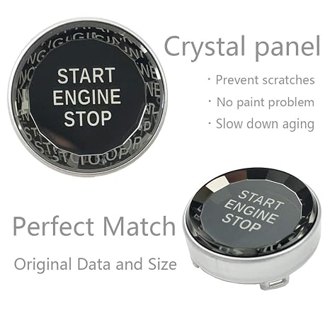 Lanyun Crystal Style Engine Start Stop Switch Ignition Button E Chassis