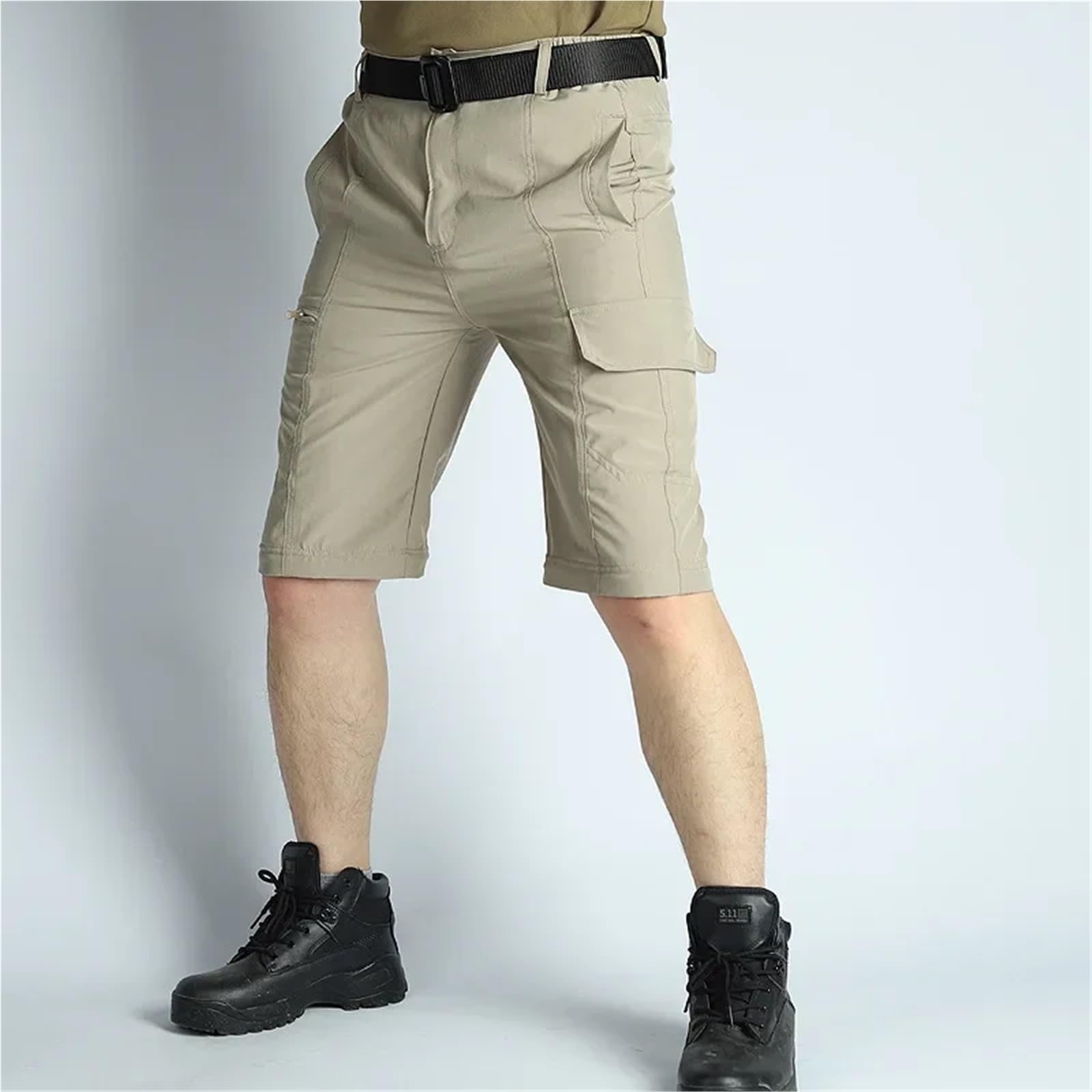 Pantalones de senderismo convertibles, desmontables, ligeros, impermeables, secado rápido, for exteriores, pesca, viajes, safari Para Outdoor(Color 2,L)