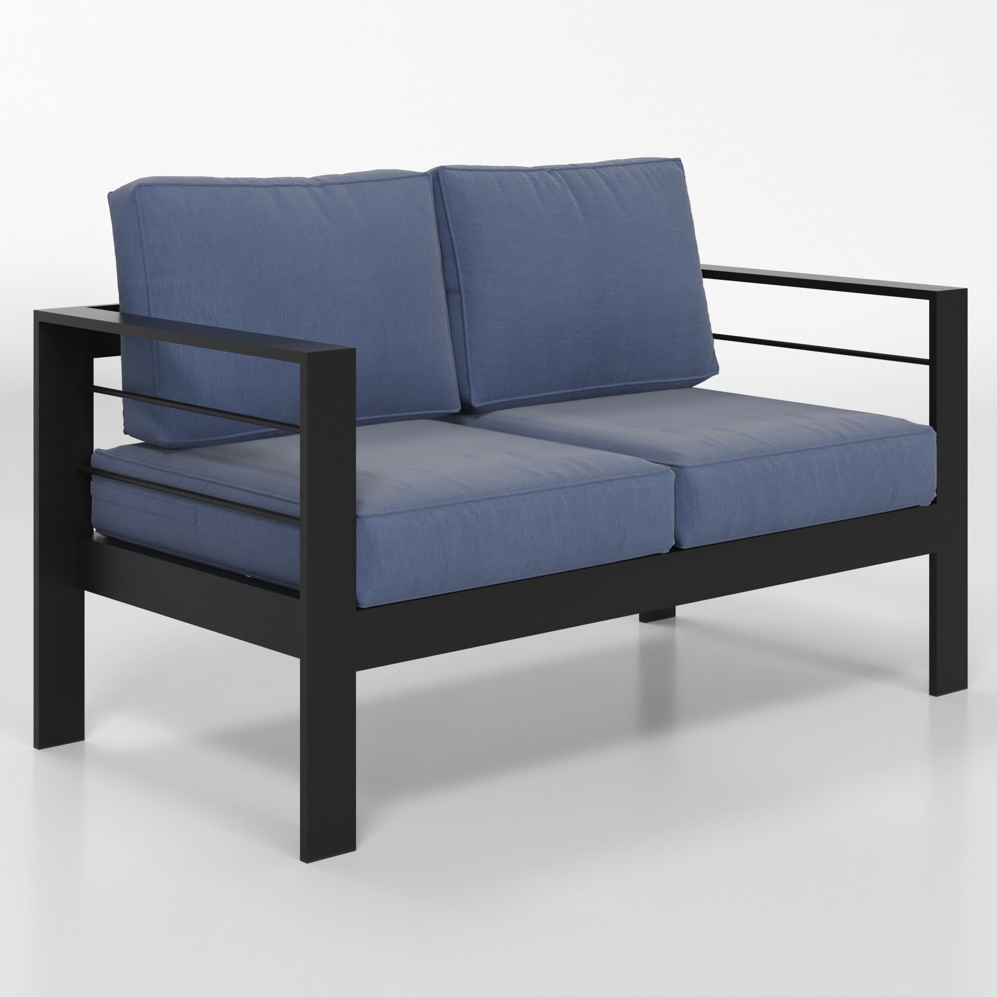 aluminum patio loveseat