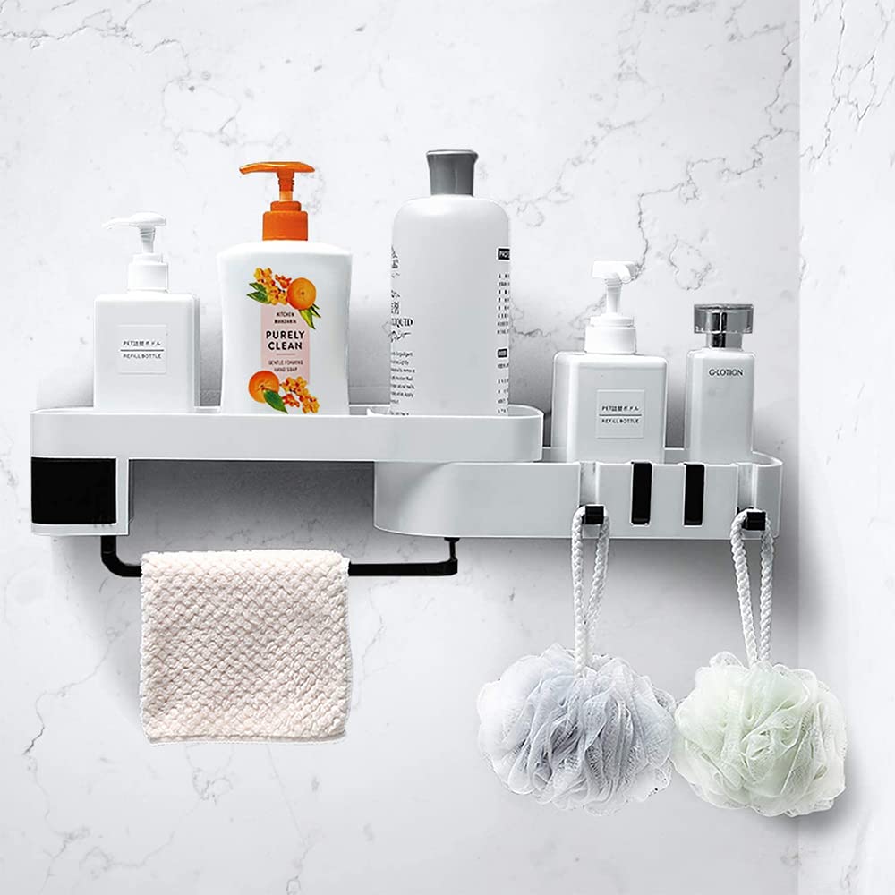 Buy Homarket Expandable Bathroom Storage Shelf Adhesive Shower Caddy