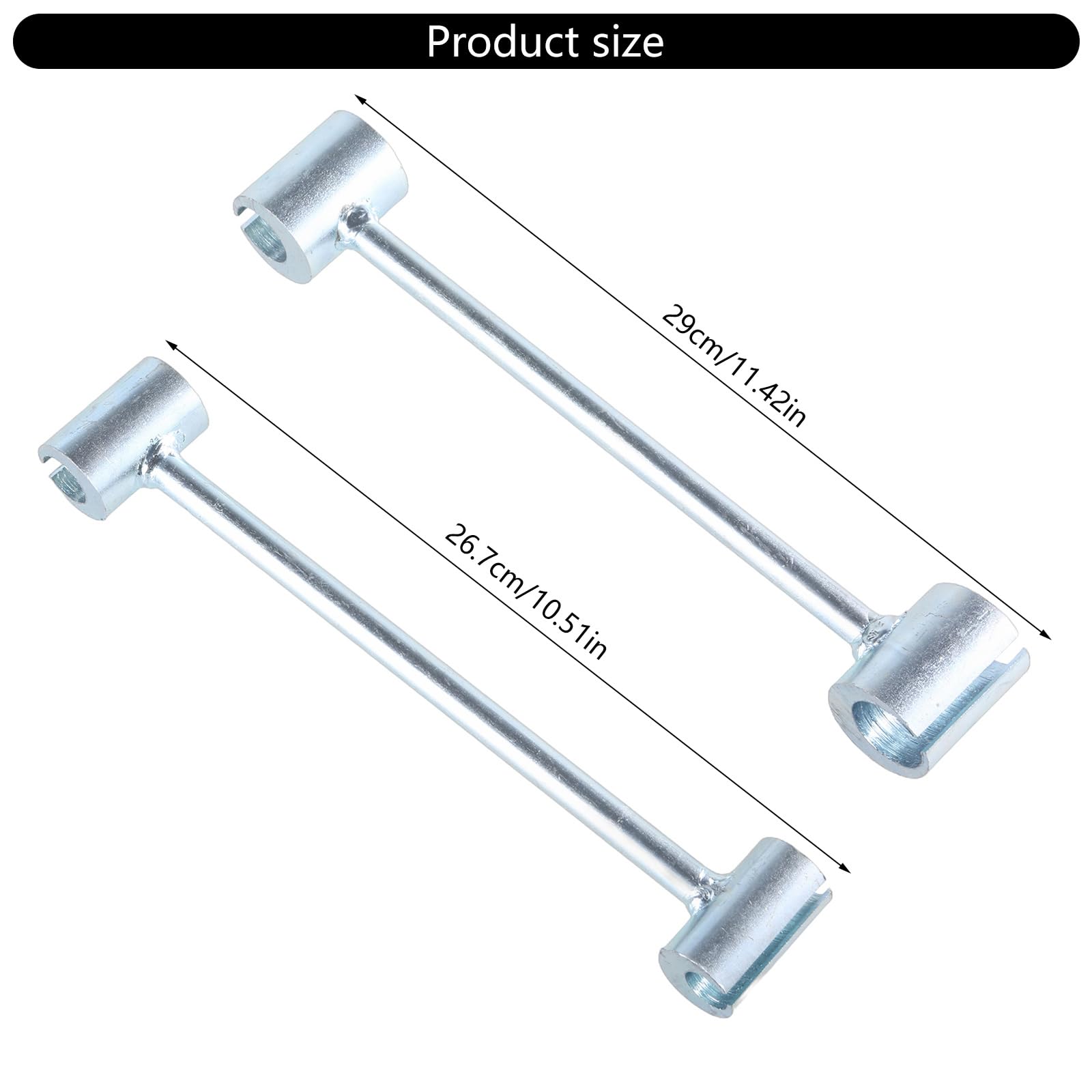 Clés De Réglage D'écart Pour Charnières De Porte - Lot De 2, Acier, Pour Portes Coupe-feu/salle Blanche - Tailles 14-19mm Et 23-25mm