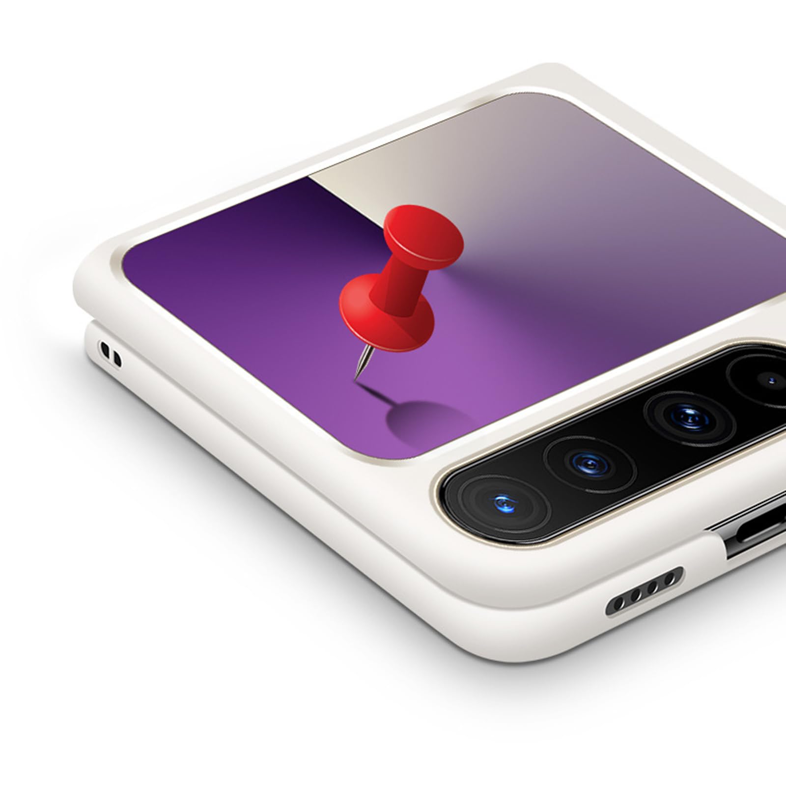Magnetisch Hülle für Huawei Pura X, Dünne Gefrostet Hart PC rutschfeste Schutzhülle Unterstützt Drahtloses Aufladen Handyhülle,Schwarz,Pura X