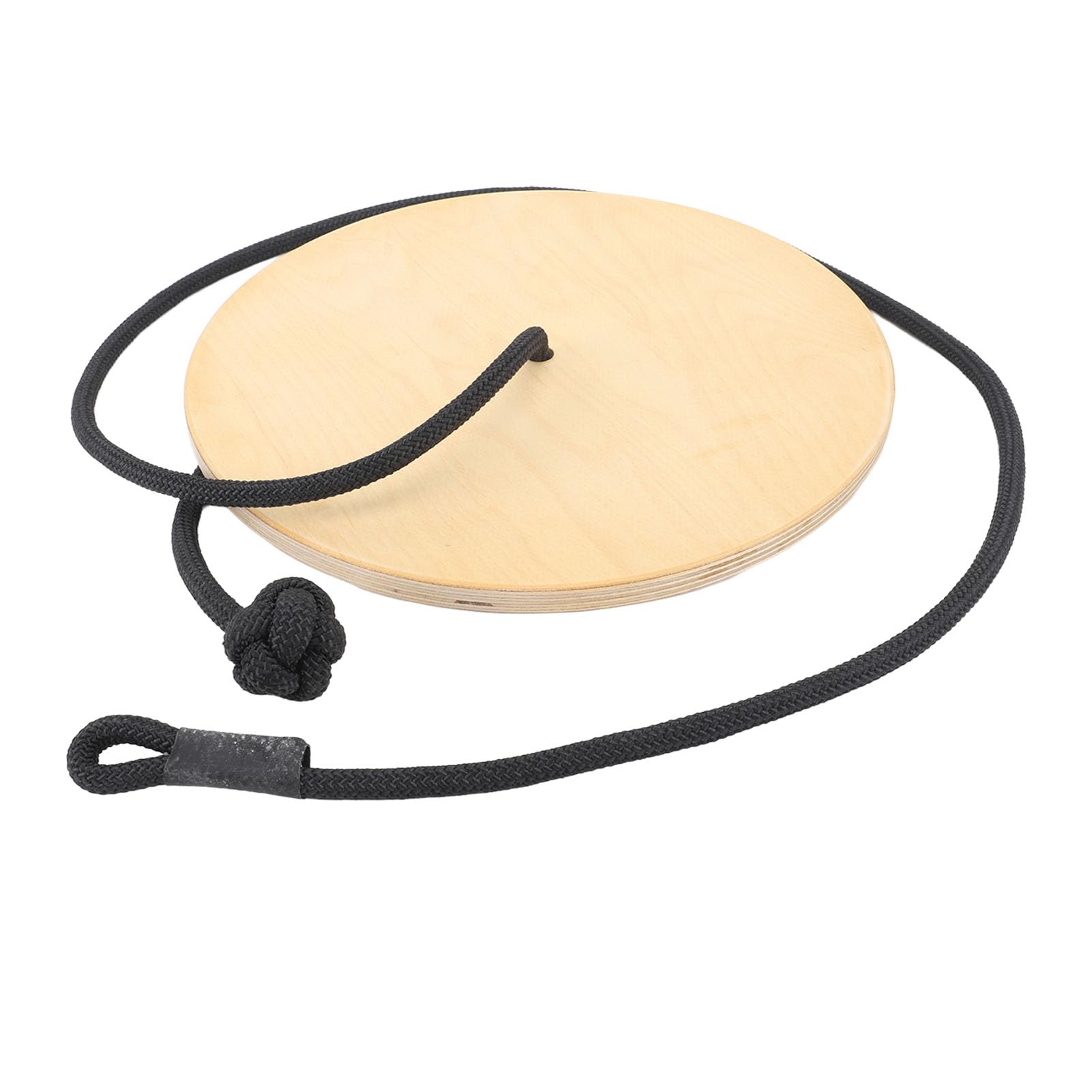 Balançoire en Corde à Disque en Bois, balançoire Ronde pour Arbres, adaptée aux Enfants et aux Adultes, balançoire d’entraînement à l’équilibre en Bois de Bouleau Robuste et