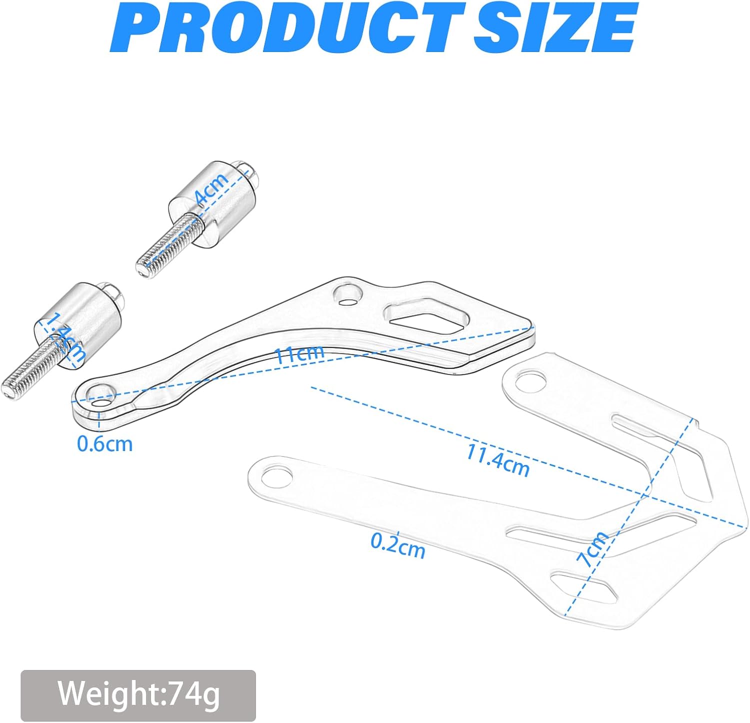 YZ125/125X Sprocket Guard Compatible with YZ 125 2006-2025,YZ 125X 2017-2025 3D CNC Case Dirt Bike Chain Guard Sprocket Cover Protective Shell (Blue)