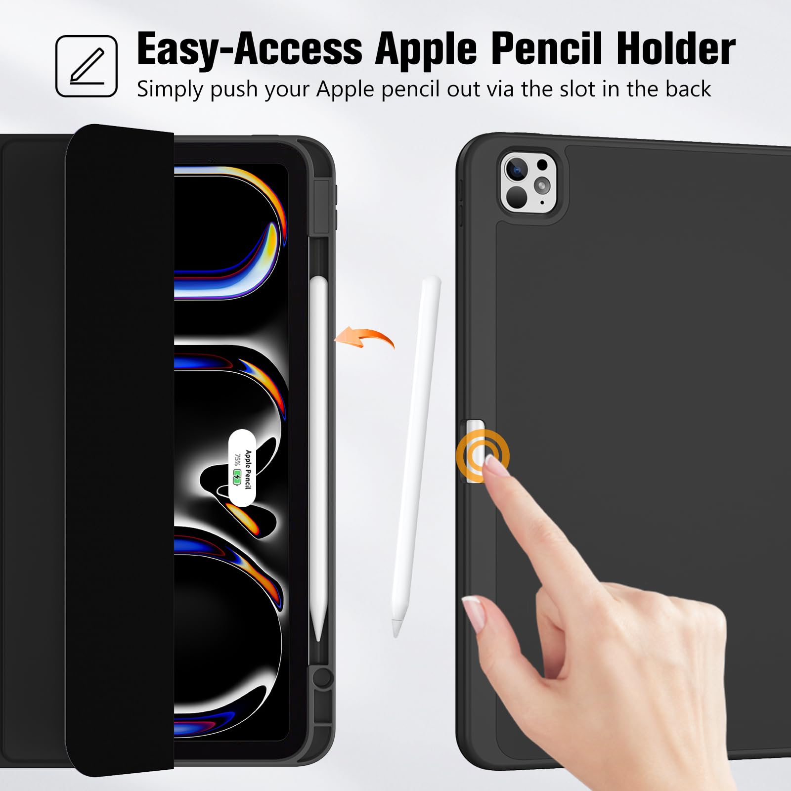Amazon.com: ProCase for iPad Pro 13 Inch Case M5/M4 with Pencil