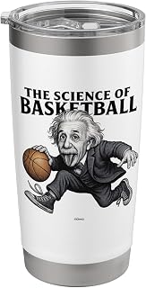 ALBERT E. DRIBBLING TO THE SCIENCE OF BASKETBALL Stainless Steel Insulated Tumbler