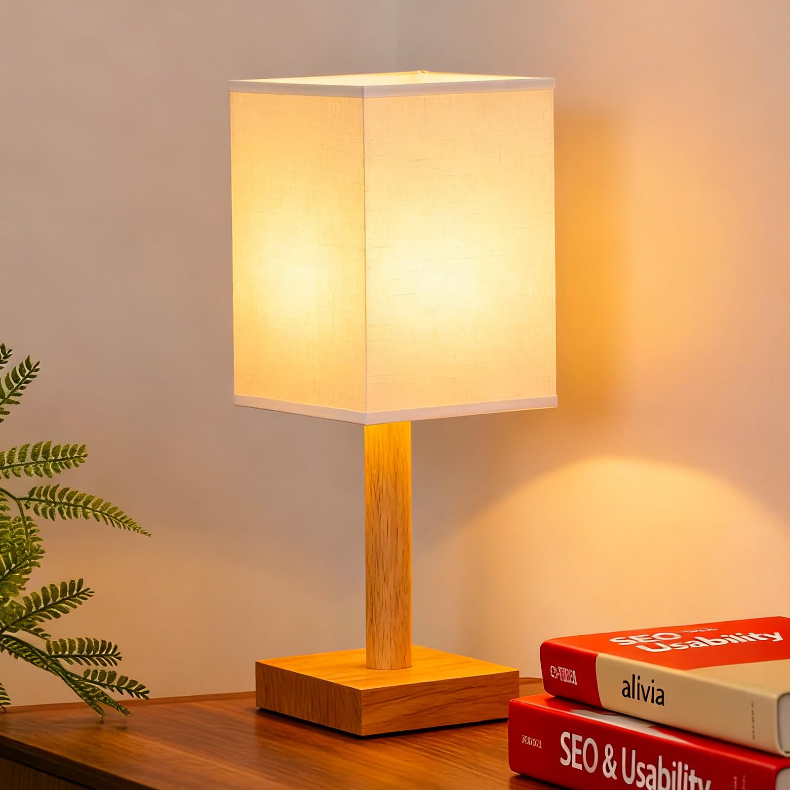 Lot de 2 lampes de chevet design rétro, lampes de chevet, 3 niveaux de luminosité réglables, blanc chaud, abat-jour en lin, lampe de table pour chambre et salon, gris