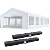 Quictent 20x30 Party Tent Heavy Duty Outdoor Canopy Tent Carport Event Shelter Wedding Tents for Parties with Storage Bags(Church)