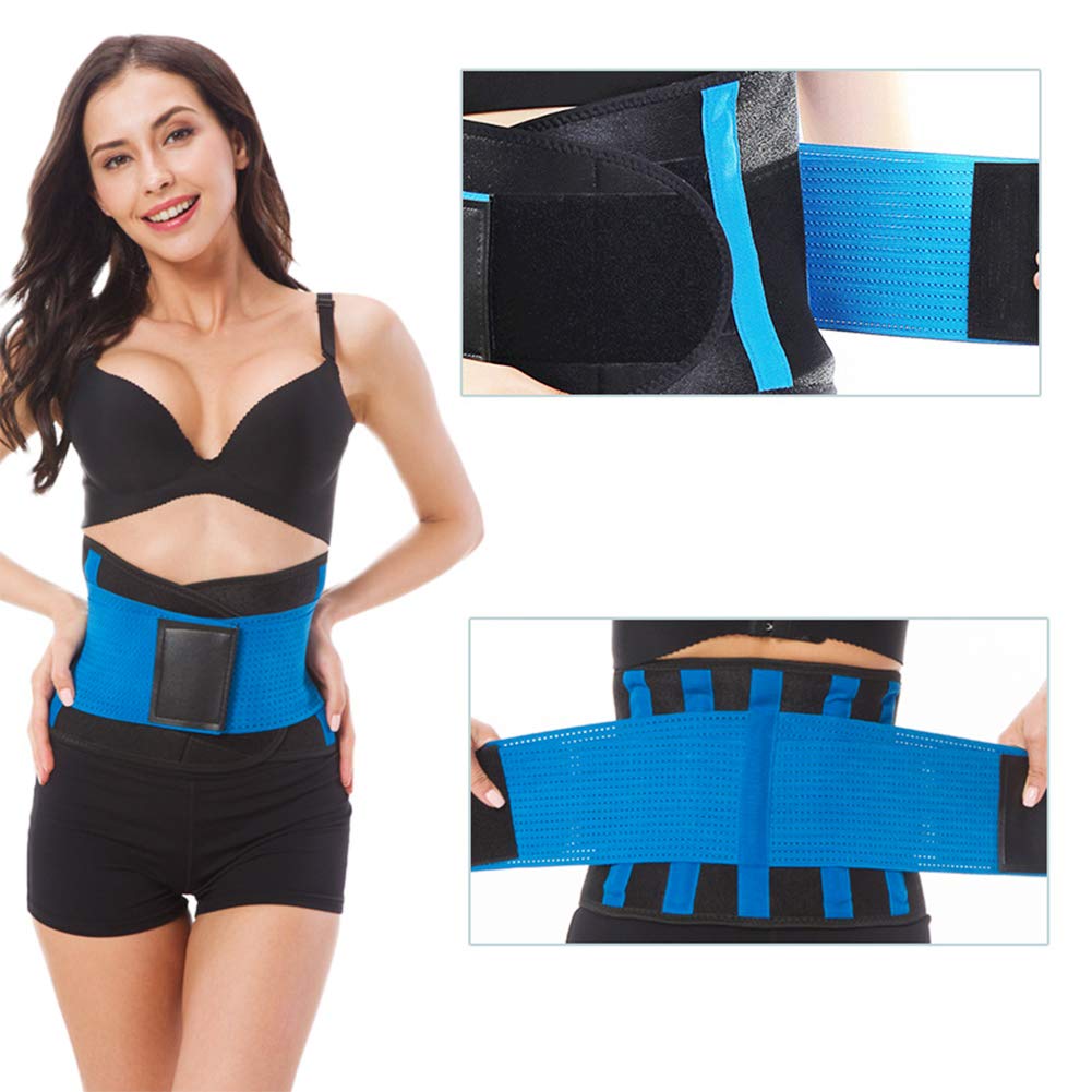 Ceinture de Sudation Ceinture Lombaire Abdominale Sport Fitness Yoga Homme Femme Ceinture Minceur Corset Ventre Plat Ajustable Gaine Amincissante Thermique Respirant Soutien du Dos Soulager Douleur