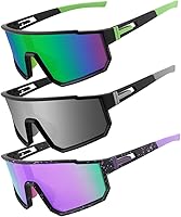 Vista 8 de Karsaer Visison - Gafas de sol polarizadas para ciclismo, equitación, deportes, hombres y mujeres, para Moutain Baseball MTB