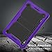 Case for Samsung Galaxy Tab S10 Lite 10.9-Inch Tablet – Shockproof Silicone Protective Cover with Kickstand, Drop-Resistant Business Style (Purple+Black)