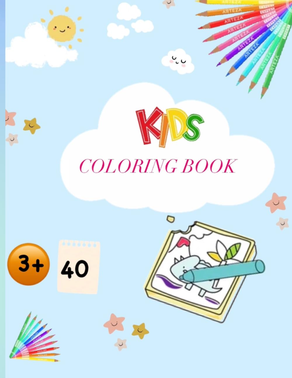 Kids Coloring book: 40 fun and simple Coloring for Kids
