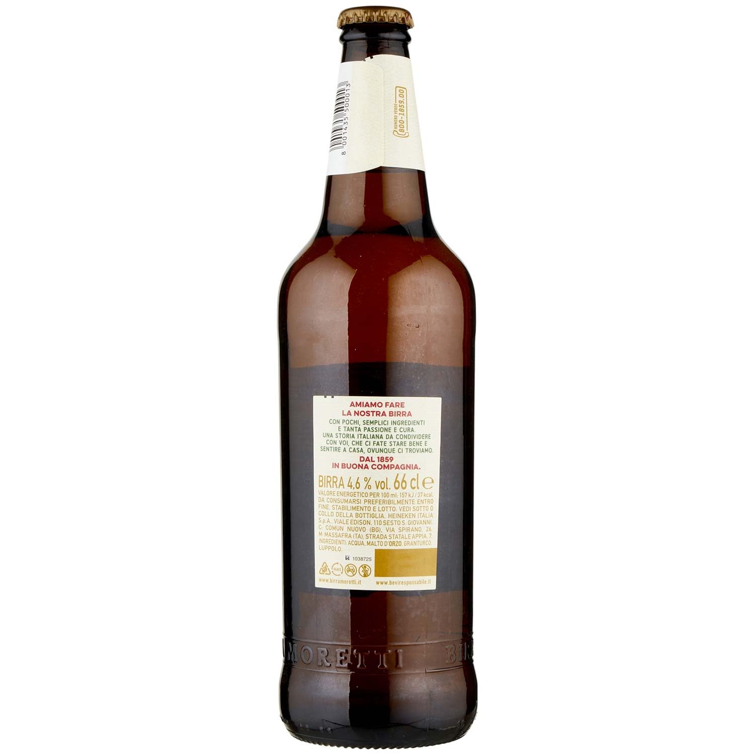 Birra Moretti 0,66 Liter/Moretti