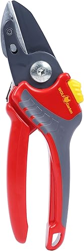 Miniatura 3 de Wolf-Garten RS2500 - Tijeras de podar yunque (11.4 x 1.5 x 1.1 in), color rojo