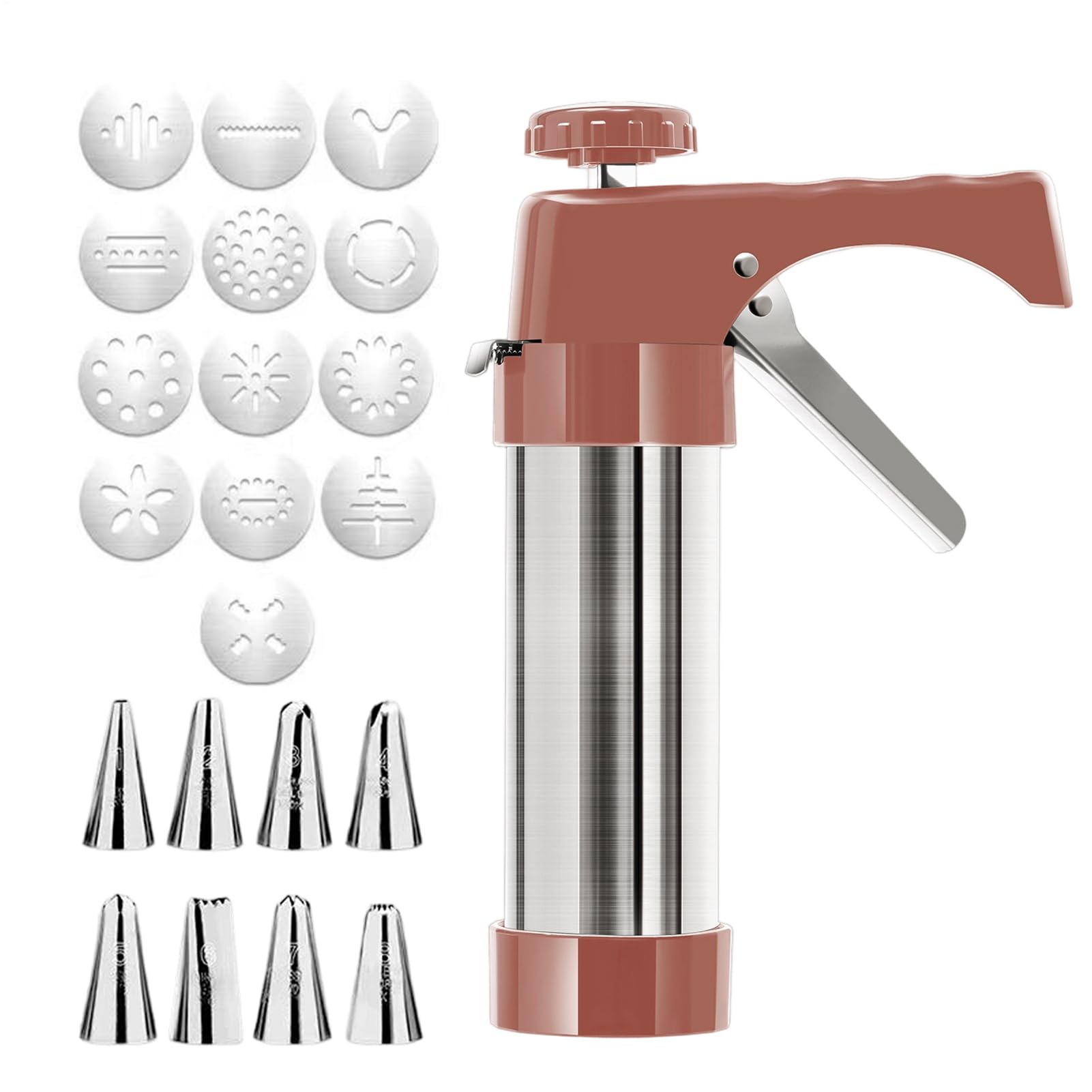 Prensa para galletas y utensilios de cocina para repostería en familia
