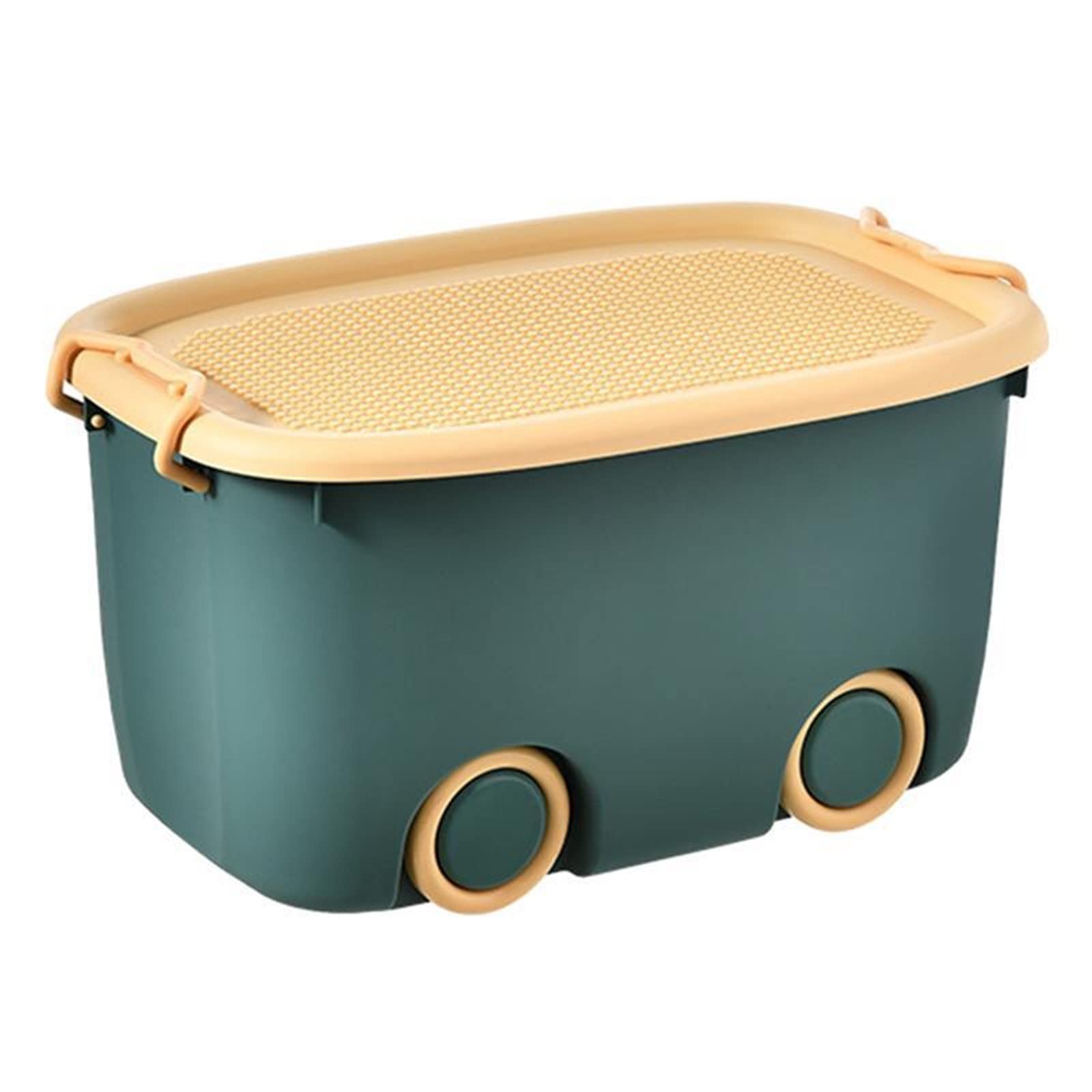 Cajas de almacenamiento para guardar artículos diversos, organizador de plástico (verde)