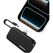 MOMAX Portable Charger 5000mAh Small Power Bank Wireless Portable Charger