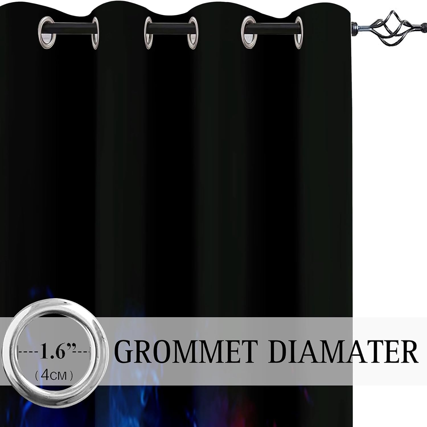 Gamer Curtains for Boys Bedroom, Kids Game Video Gamepad Blackout Window Curtains Teens Boys Gaming Room Decor Colorful Kids Blackout Curtains for Bedroom Living Room Playroom Curtains, 82 In x 63 In - Image 3