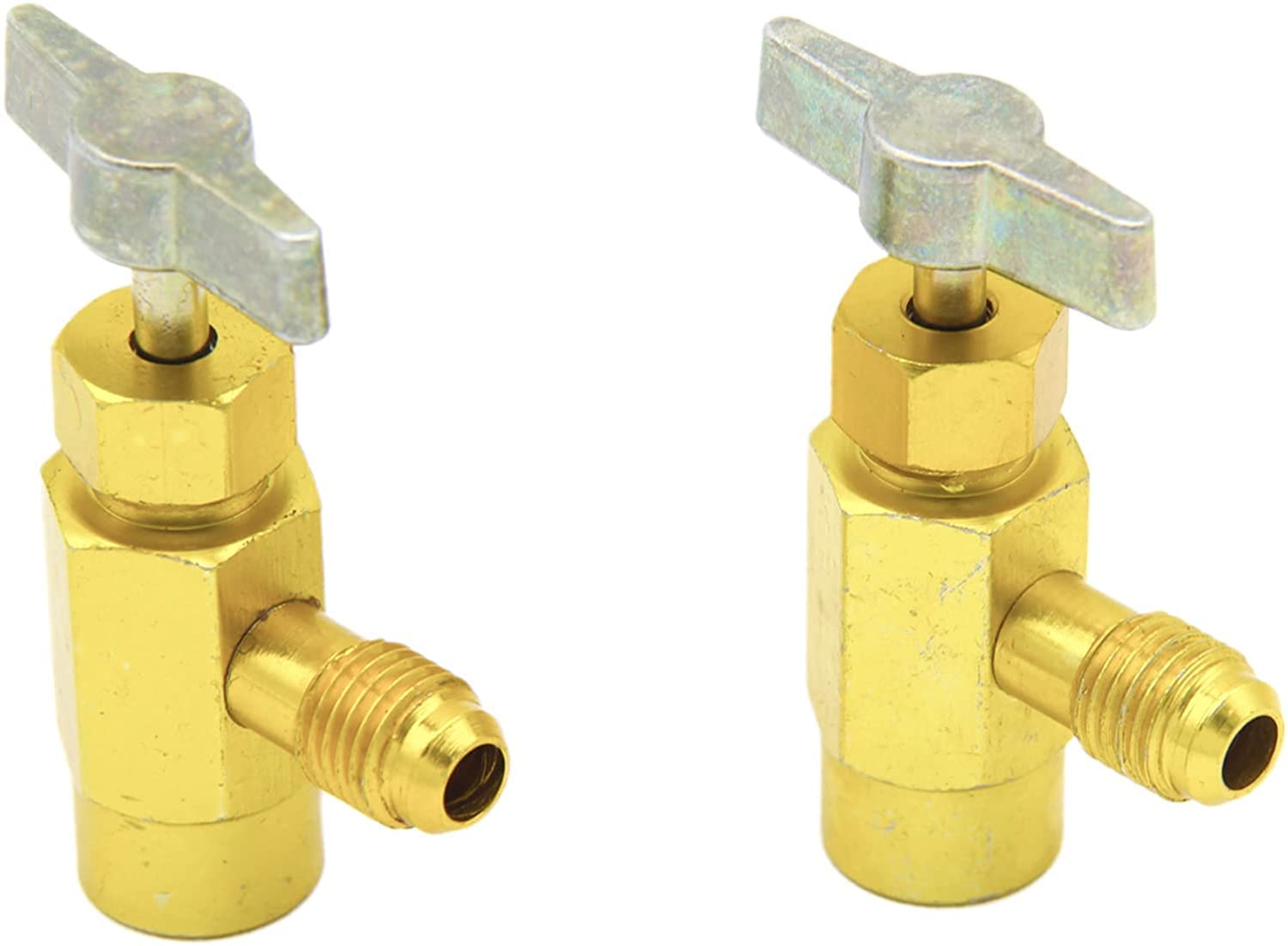 3-in-1 Side Can Tap Valve For R134A & R12 – Fits Manifold, 1/2” & 1/4” Threads