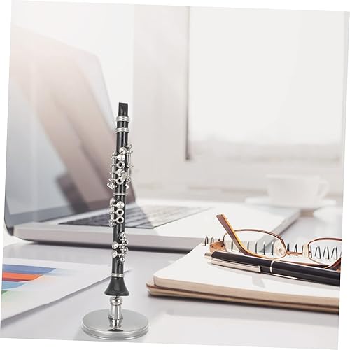 Miniatura 2 de Vaguelly 2 juegos de clarinete modelo muñeca casa accesorios hogar acentos decoración mini miniatura Clarinete miniatura Clarinete miniatura