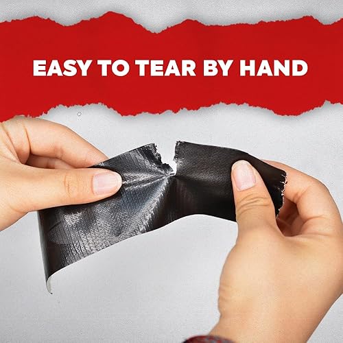 Miniatura 3 de MAT Cinta adhesiva de grado industrial rojo, 2.5 pulgadas x 60 yardas, impermeable, resistente a los rayos UV para manualidades, mejoras en el