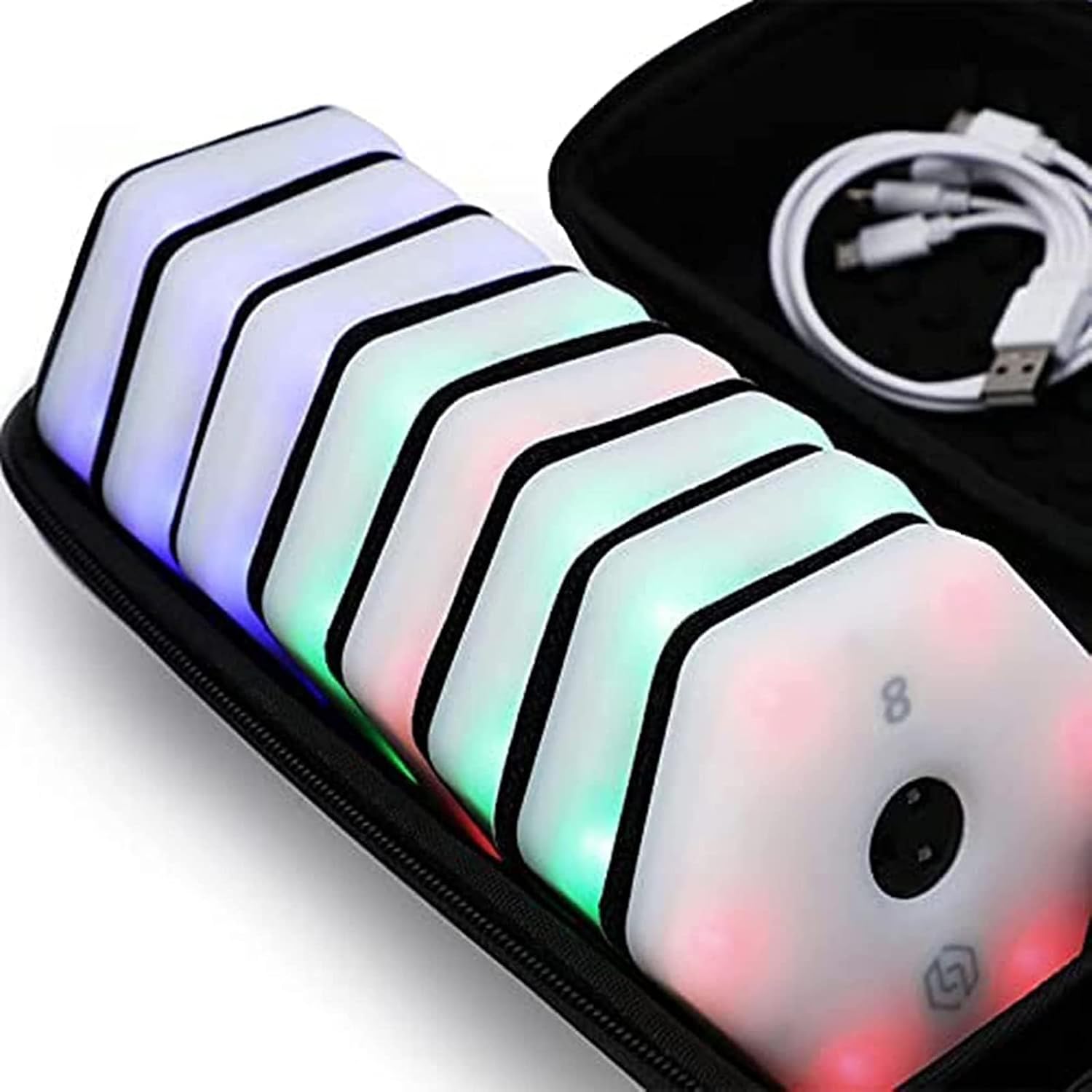 TsoLay Training Speed Agility Training Lights, Smart APP Control Gym Fitness Sports Training Reaction Lights with 6 Light Colors and 270 Degree Wide Angle, Exercises Accessories Lights for All Ages