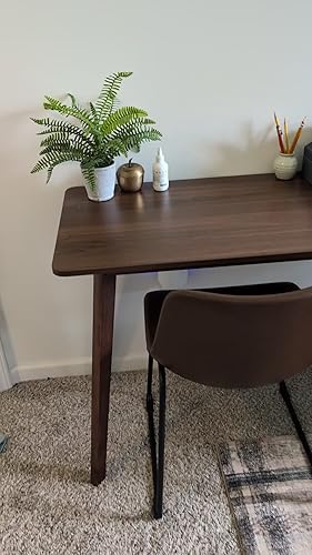 BYBLIGHT 78.7 In. Rectangle Brown Wood Computer Desk, Wooden Long Desk Double Desk Workstation, 2-Person Desk For Home Office BB-LC64400XK