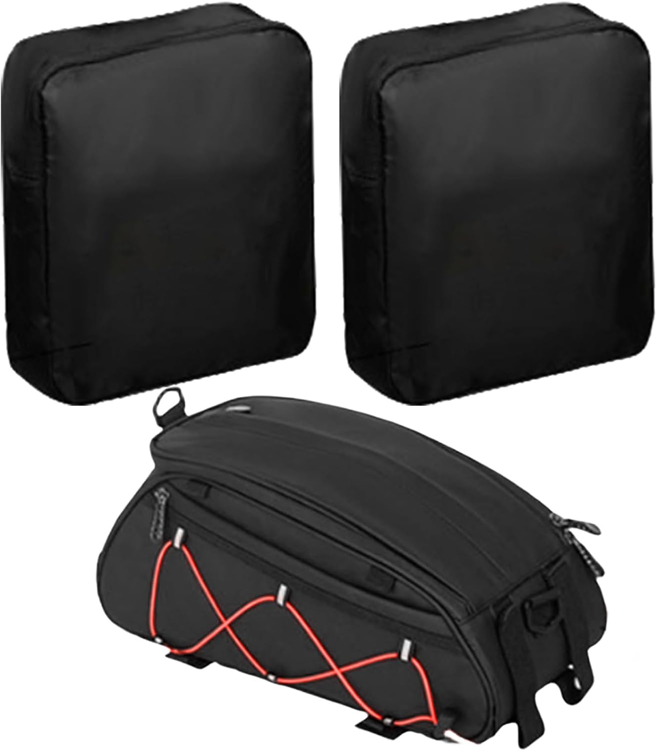 1Set Bicycles Panniers Bag Rear Rack Trunk Bag Large Capacity Bike Storage Cycling Accessories