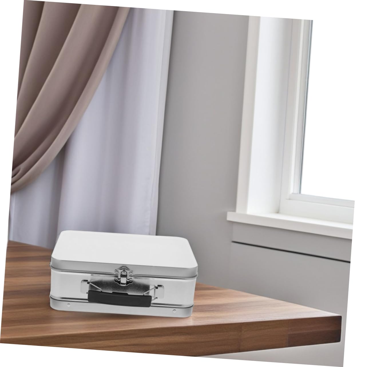 DECHOUS 2pièces Boîte Métal Portable Style Rétro Pour Déjeuner Ou Collation Extérieur Avec Fermeture Sécurisée Et Capacité