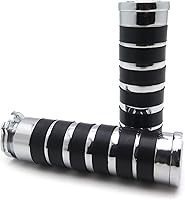 Vista 6 de HTTMT TRHB105B-1''- Agarres para manillar de motocicleta de 1 pulgada y 0.984 in compatibles con Kawasaki Vulcan 800 Classic Drifter/Magna 75/Harley