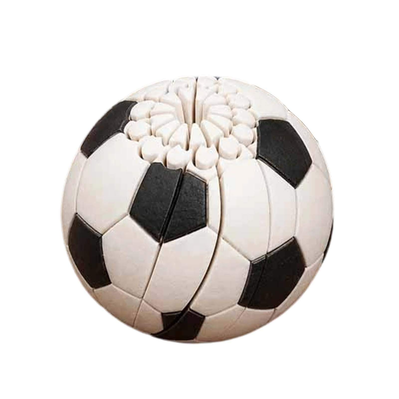 Baseball Fidget Ball Toy, 3D Printed Twist and Turn Stress Relief Desk Fidget, Relieve Anxiety Fidget Ball Sensory Puzzle, Portable Handheld Focus Ball for Adults (Football)