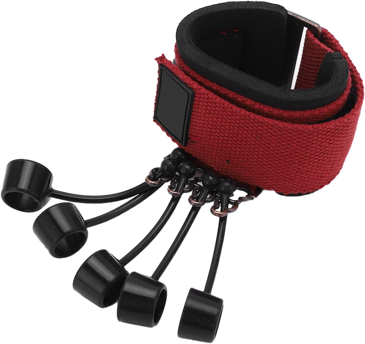 Finger Extensor Exerciser, Durable Hand Therapy Hand Yoga Exerciser Finger Training Device with 5 Spare Finger Cot for Strength Grip for Strength Training Tool(Red 60 pounds)