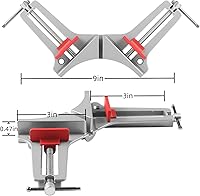 Vista 3 de Corner Clamp Right Angle Clamp 90 Degree Wood Clamps for Woodworking, Photo Framing,Drawers,Glass Holder