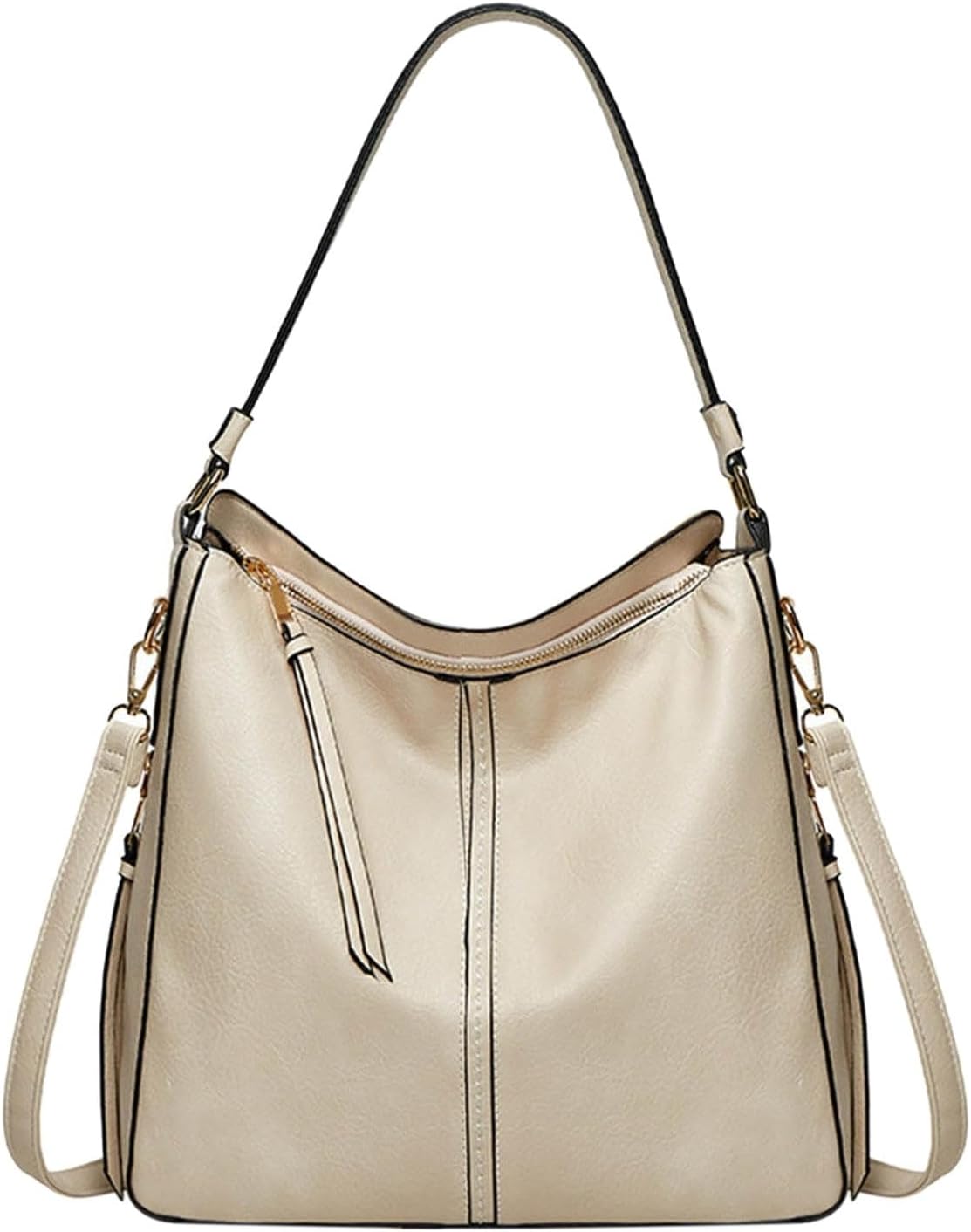 Women Leather Purses and Handbags Top Handle Satchel Large Capacity Tote Shoulder Bag